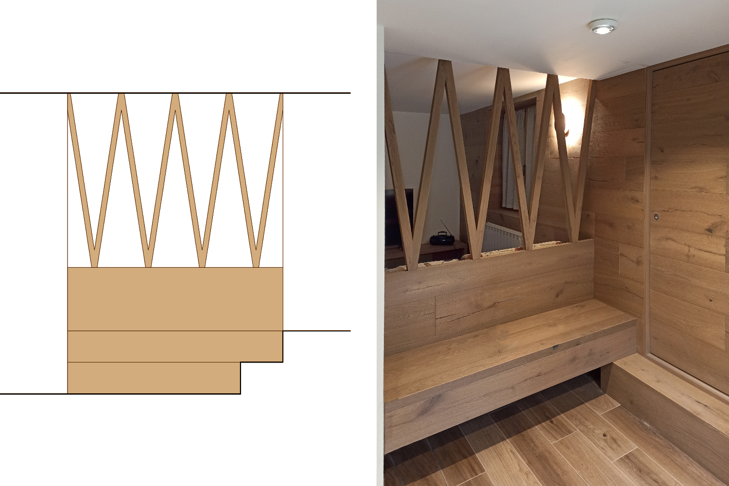 casa orchidea: progetto di interni per il restyling di un'abitazione unifamiliare